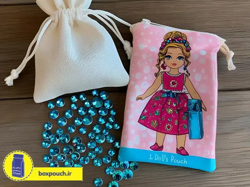 تصویری از بسته بندی اکسسوری با پاکت عروسکی 