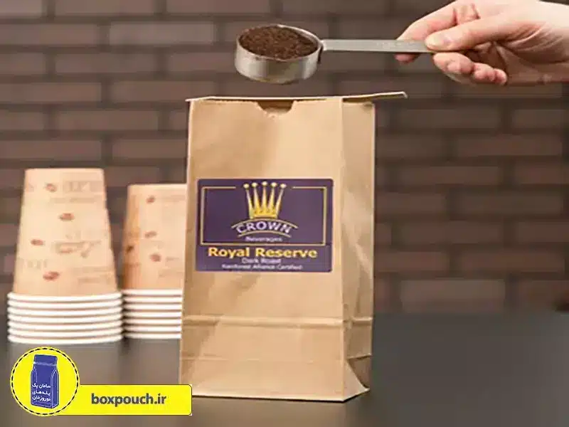 بسته بندی قهوه با پاکت کرافت قهوه