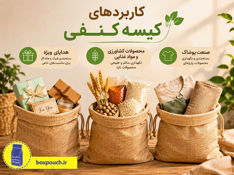 کاربرد های کیسه کنفی