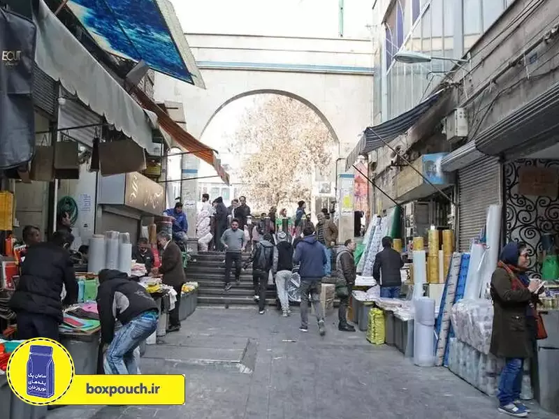 مسیر پیاده‌روی به پله نوروزخان از ورودی‌های بازار تهران