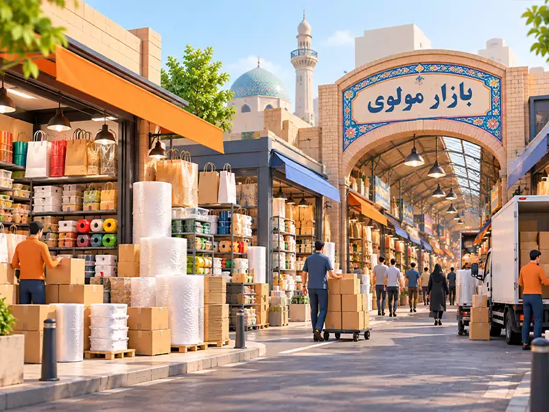 بورس لوازم بسته بندی تهران: 3. بازار مولوی