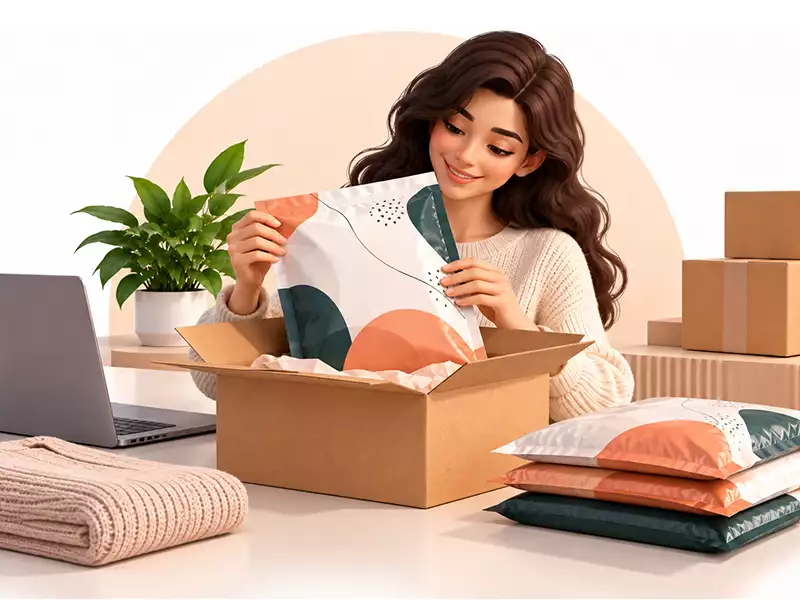 تاثیر پاکت بسته بندی حرفه‌ای در افزایش اعتماد مشتری آنلاین شاپ ها
