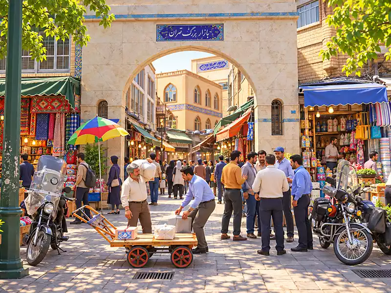 گذر های بازار بزرگ تهران : 5. پله نوروزخان